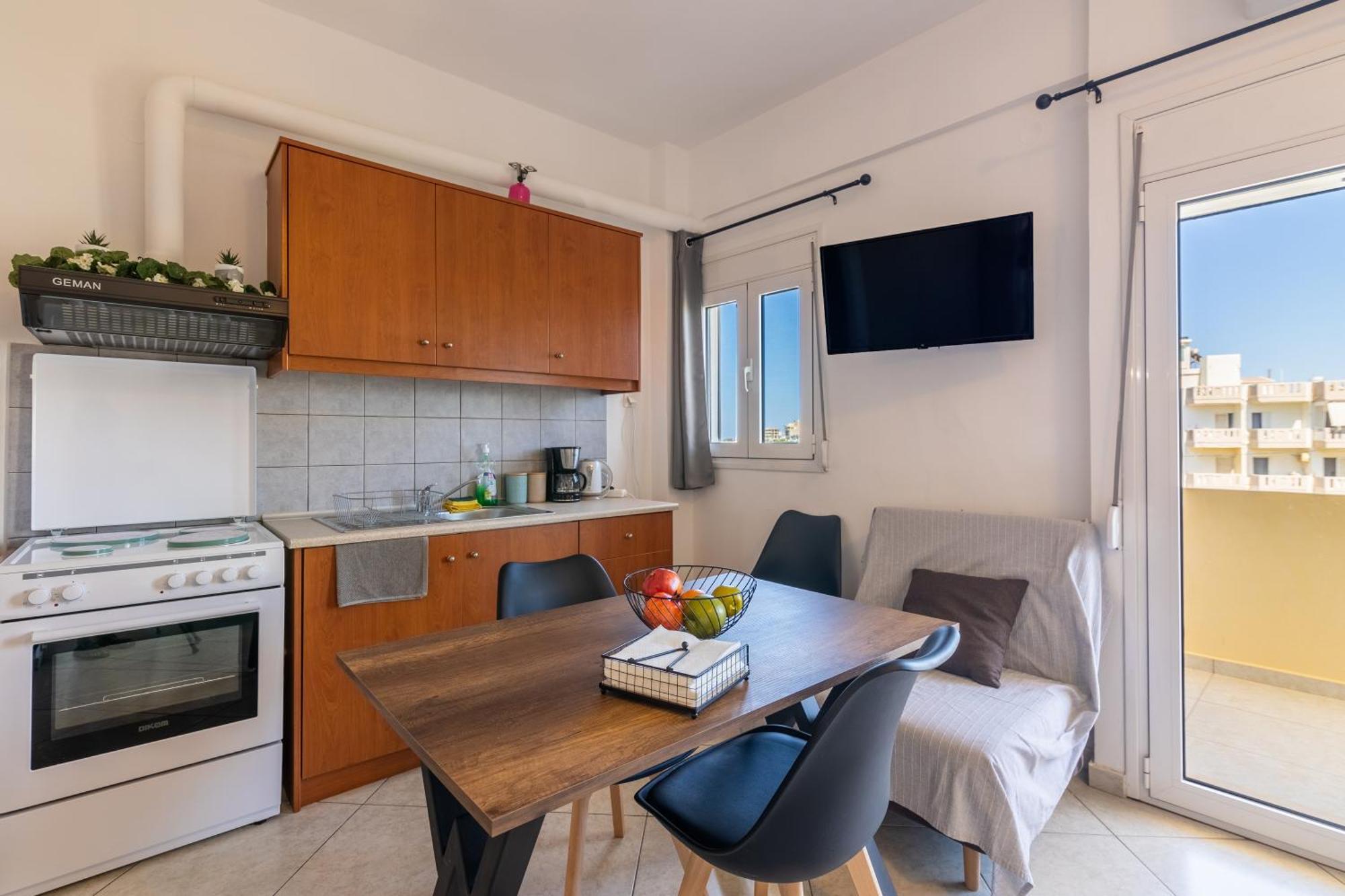 Studio On The Closest Beach To The City! Amoudara Lasithiou Eksteriør billede